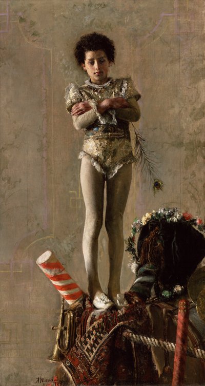 El saltimbanqui de Antonio Mancini